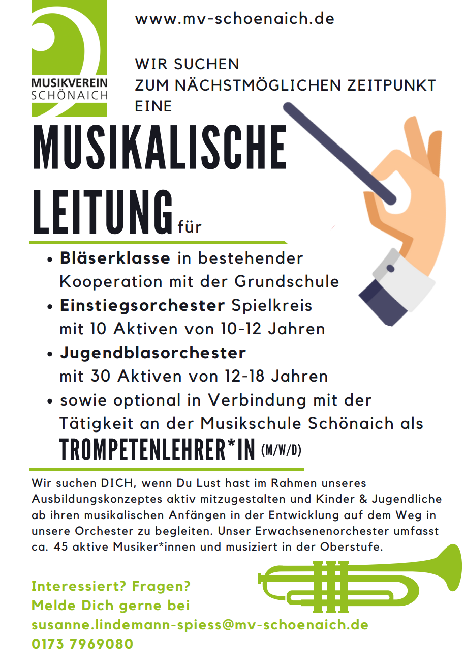 Musikalische Leitung Jugend gesucht