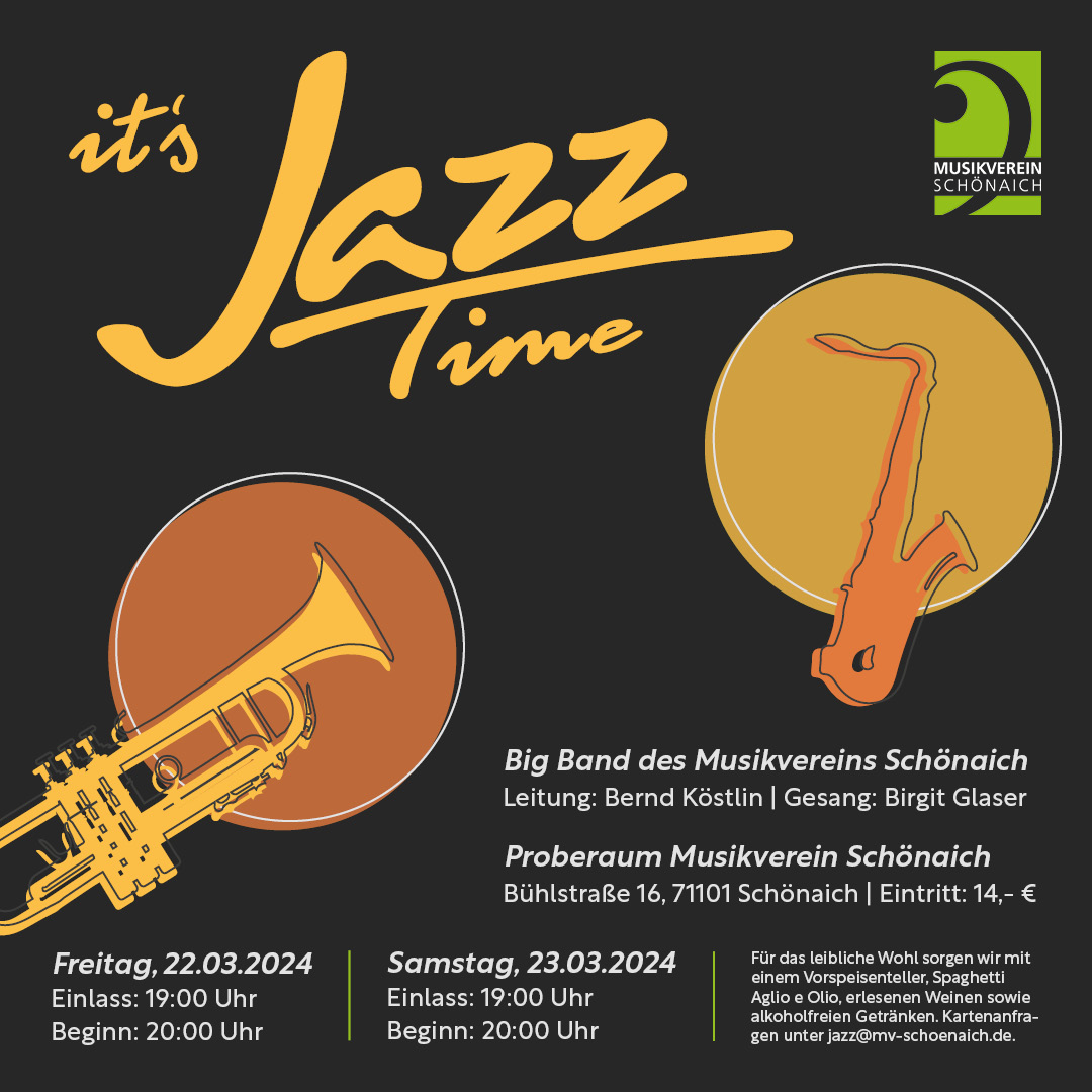 it’s Jazz Time am 22./23.03.2024