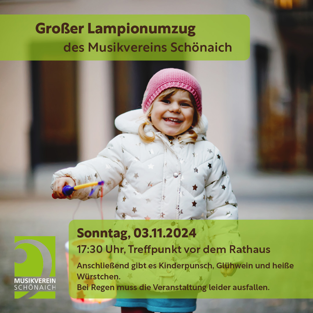 Großer Lampionumzug am 03.11.2024