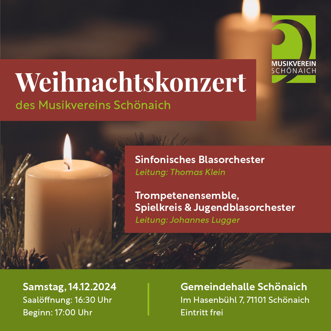 Weihnachtskonzert am 14.12.2024